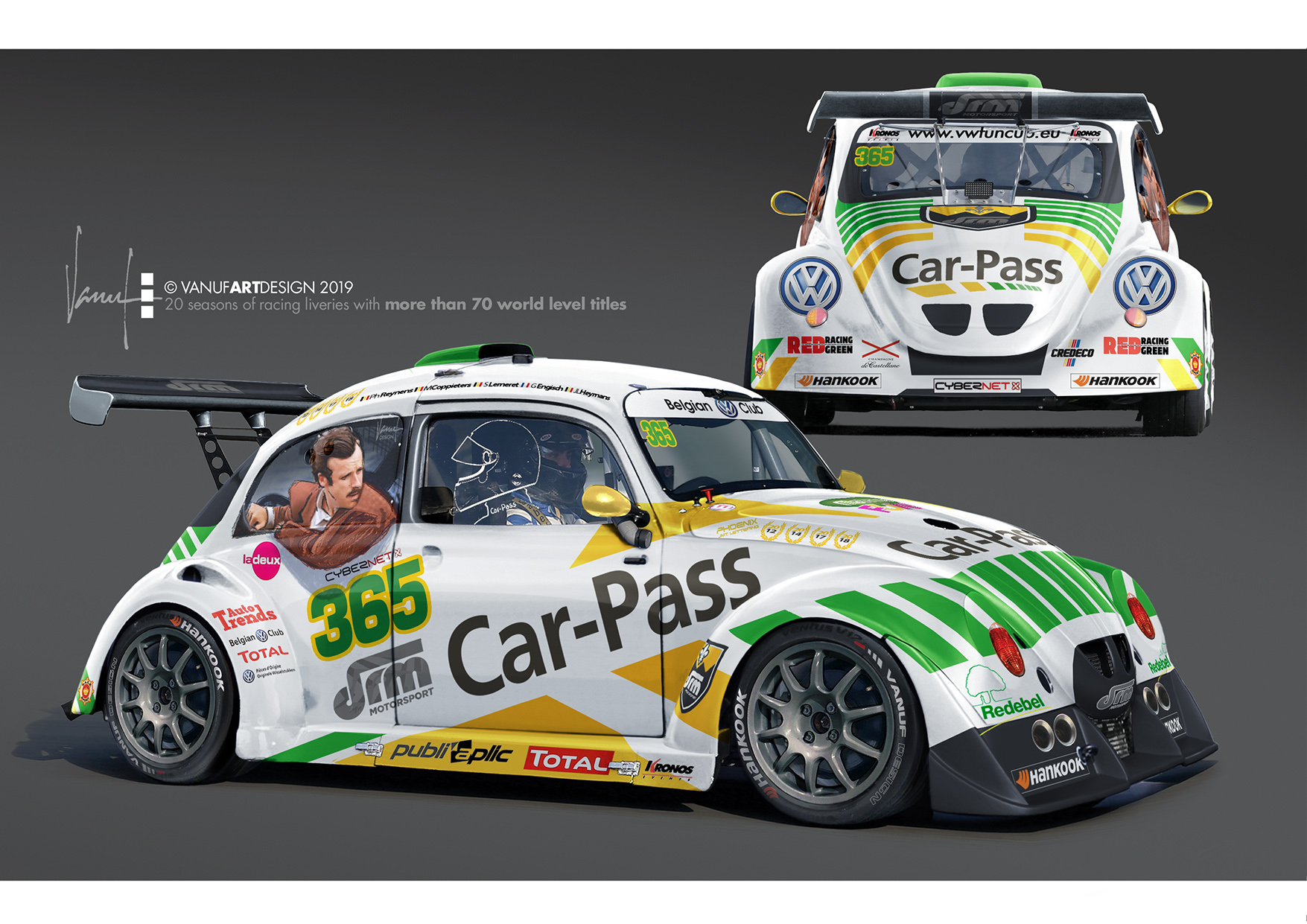 image 0 - DRM Motorsport accueille « Car Pass-LRE »  pour la saison 2019 de VW Fun Cup !