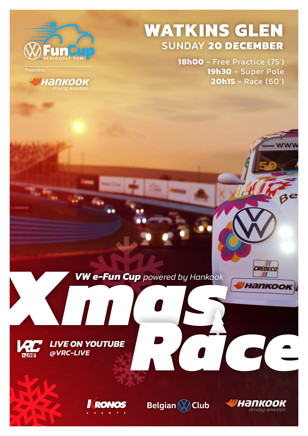 image 2 - Une Xmas Race pour la VW e-Fun Cup le dimanche 20 décembre !