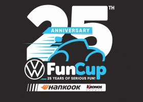 Een speciaal logo voor de 25ste verjaardag van de VW Fun Cup